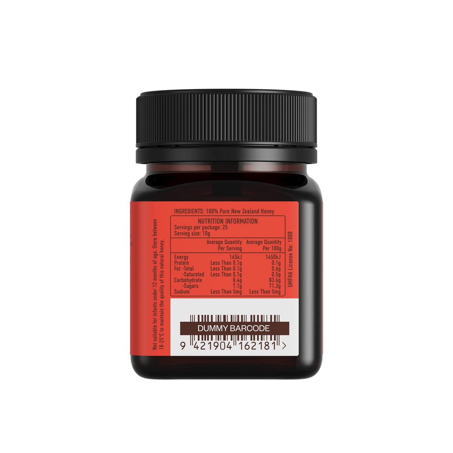 Egmont Manuka Honey MGO 830+ (UMF 20+) UMF certification detail