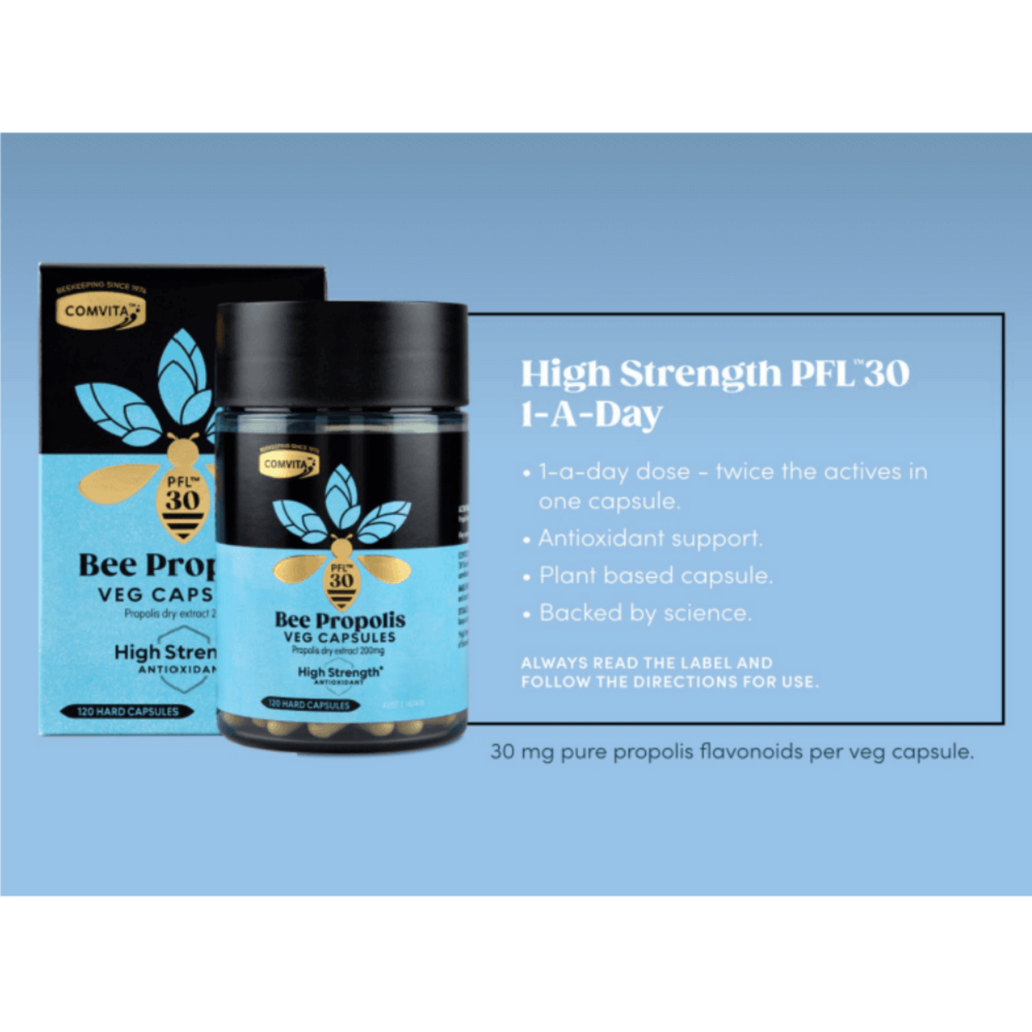 Propóleo PFL™30 Vegetal 120 Cápsulas